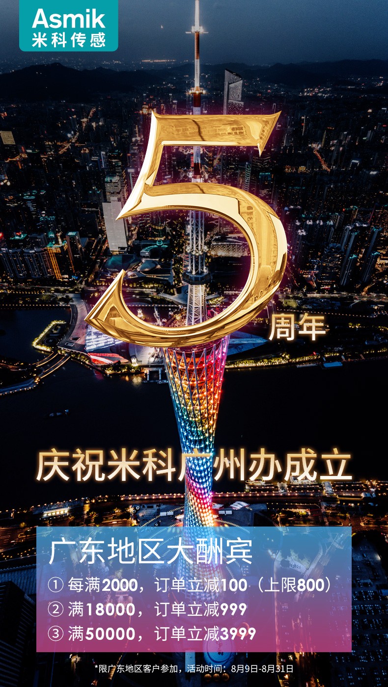 慶祝廣州辦事處成立5周年，全場(chǎng)滿減，感恩回饋